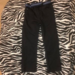 Boys Navy Slacks with embroidered logo